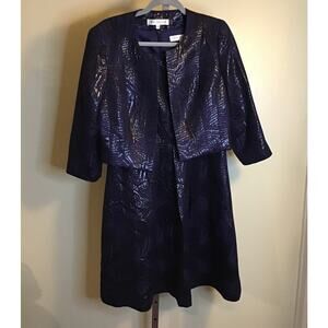 Nipon Boutique Women 2 piece dress & Jacke t Set Sz. 12 EUC  Elegant ,Cocktail